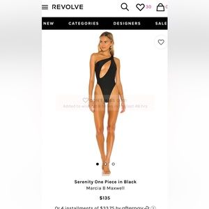 Serenity One Piece in Black